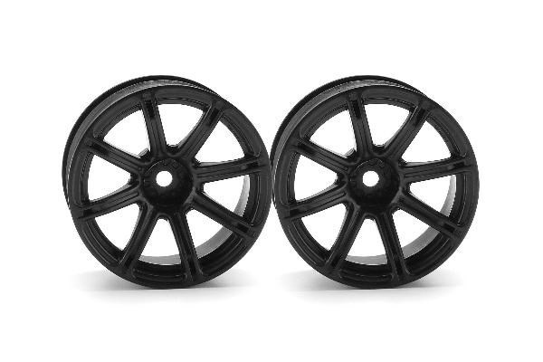 Work Emotion Xc8-hjul 26 mm svart (9 mm offset) i gruppen LEKER, BARN OG BABY / Radiostyrt / Reservedeler & Ekstra tilbehør / HPI / Felger / Onroad hos TP E-commerce Nordic AB (A03084)