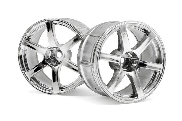 Lp32 hjul Yokohama Avs modell T6 krom (2 stk) i gruppen LEKER, BARN OG BABY / Radiostyrt / Reservedeler & Ekstra tilbehør / HPI / Felger / Onroad hos TP E-commerce Nordic AB (A03111)