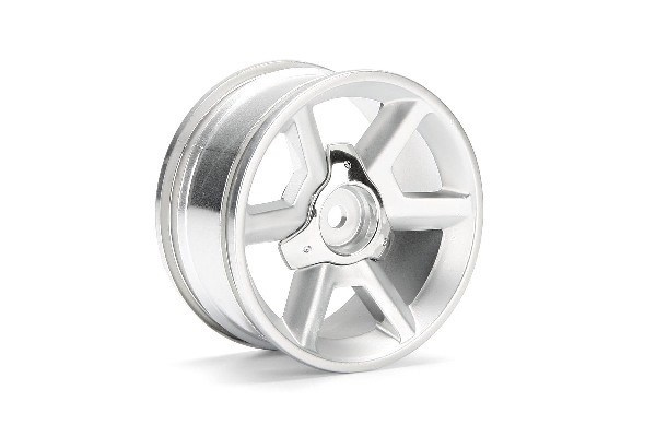 GT Wheel Silver (6Mm Offset/2Pcs) i gruppen LEKER, BARN OG BABY / Radiostyrt / Reservedeler & Ekstra tilbehør / HPI / Felger / Onroad hos TP E-commerce Nordic AB (A03116)