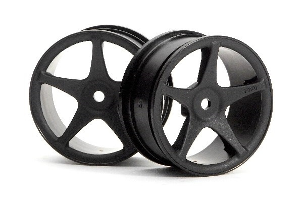 Super Star-hjul 26Mm svart (1Mm offset) i gruppen LEKER, BARN OG BABY / Radiostyrt / Reservedeler & Ekstra tilbehør / HPI / Felger / Onroad hos TP E-commerce Nordic AB (A03126)