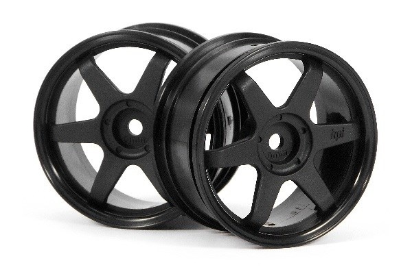 Te37 Wheel 26Mm Black (0Mm Offset) i gruppen LEKER, BARN OG BABY / Radiostyrt / Reservedeler & Ekstra tilbehør / HPI / Felger / Onroad hos TP E-commerce Nordic AB (A03138)