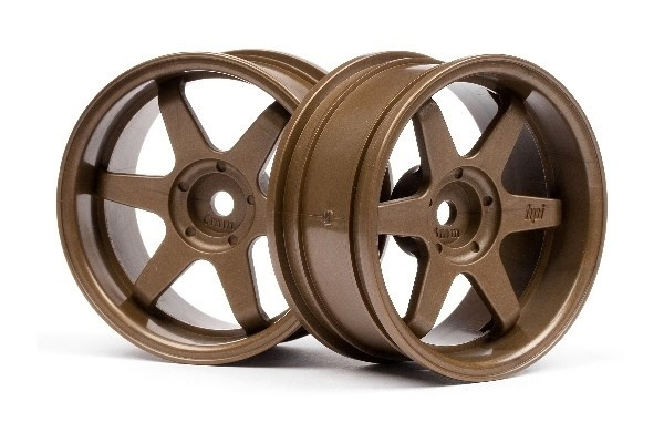 Te37 hjul 26Mm bronse (0Mm offset) i gruppen LEKER, BARN OG BABY / Radiostyrt / Reservedeler & Ekstra tilbehør / HPI / Felger / Onroad hos TP E-commerce Nordic AB (A03139)
