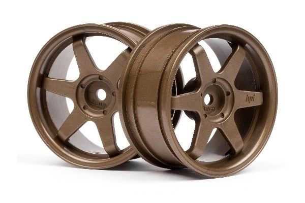 Te37 hjul 26Mm bronse (3Mm forskyvning) i gruppen LEKER, BARN OG BABY / Radiostyrt / Reservedeler & Ekstra tilbehør / HPI / Felger / Onroad hos TP E-commerce Nordic AB (A03152)