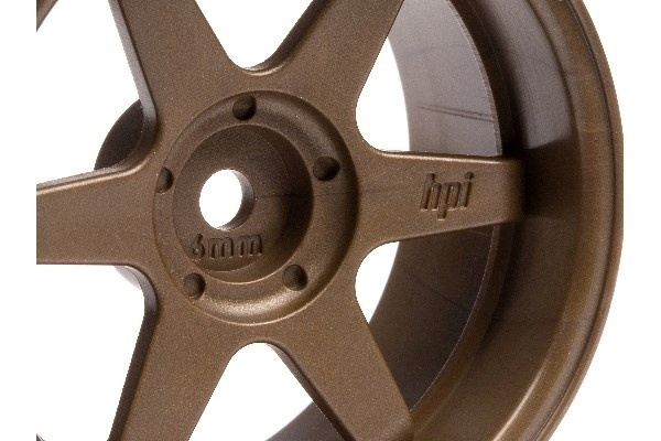 TE37 Wheel 26Mm Bronze (6Mm Offset) i gruppen LEKER, BARN OG BABY / Radiostyrt / Reservedeler & Ekstra tilbehør / HPI / Felger / Onroad hos TP E-commerce Nordic AB (A03155)