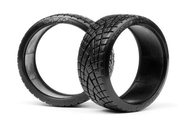Proxes R1R T-Drift dekk 26Mm (2 stk.) i gruppen LEKER, BARN OG BABY / Radiostyrt / Reservedeler & Ekstra tilbehør / HPI / Dekk / Onroad hos TP E-commerce Nordic AB (A03166)