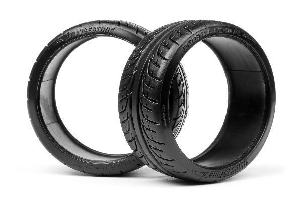 Bridgestone Potenza Re-01R T-Drift Tire 26Mm (2Pcs) i gruppen LEKER, BARN OG BABY / Radiostyrt / Reservedeler & Ekstra tilbehør / HPI / Dekk / Onroad hos TP E-commerce Nordic AB (A03167)