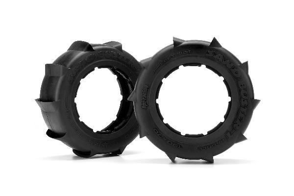 Sand Buster-T Paddle Tire M Comp (190X70Mm/2Pcs) i gruppen LEKER, BARN OG BABY / Radiostyrt / Reservedeler & Ekstra tilbehør / HPI / Dekk / Offroad hos TP E-commerce Nordic AB (A03216)