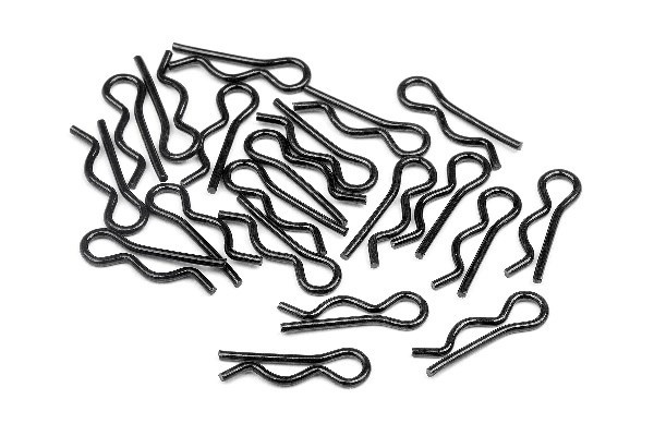 Kroppsnåler små (20 stk.) i gruppen LEKER, BARN OG BABY / Radiostyrt / Reservedeler & Ekstra tilbehør / HPI / Skruer/Fester / Karosseriklips hos TP E-commerce Nordic AB (A03237)