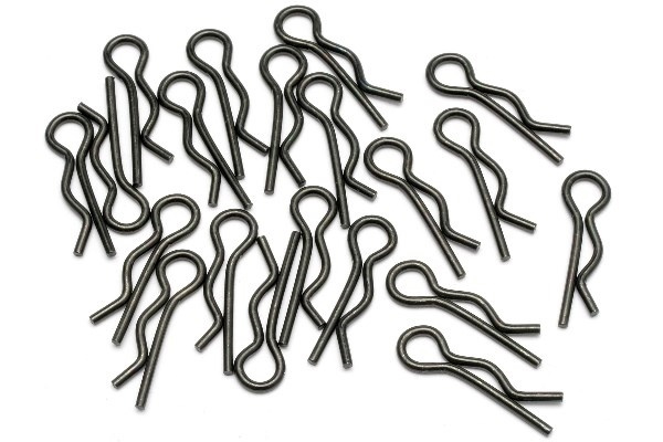 Kroppsklips (8 mm/sort/20 stk.) i gruppen LEKER, BARN OG BABY / Radiostyrt / Reservedeler & Ekstra tilbehør / HPI / Skruer/Fester / Karosseriklips hos TP E-commerce Nordic AB (A03245)