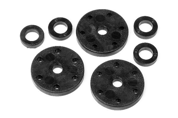 6 Holes Shock Piston Set (Holes 1.2/1.3/1.4mm) i gruppen LEKER, BARN OG BABY / Radiostyrt / Reservedeler & Ekstra tilbehør / HPI / Reservedeler & Tuning / Støtdempere hos TP E-commerce Nordic AB (A03275)