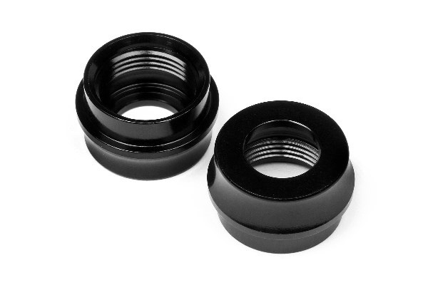 Big Bore Shock Bottom Cap _Black/2Pcs_ i gruppen LEKER, BARN OG BABY / Radiostyrt / Reservedeler & Ekstra tilbehør / HPI / Reservedeler & Tuning / Støtdempere hos TP E-commerce Nordic AB (A03351)