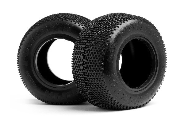 Powerpin 2,2 tommers fjelldekk (hvit/2 stk.) i gruppen LEKER, BARN OG BABY / Radiostyrt / Reservedeler & Ekstra tilbehør / HPI / Dekk / Offroad hos TP E-commerce Nordic AB (A03354)