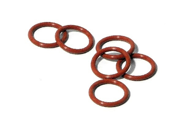 O-ring i silikon S10 (6 stk.) i gruppen LEKER, BARN OG BABY / Radiostyrt / Reservedeler & Ekstra tilbehør / HPI / Reservedeler & Tuning / Støtdempere hos TP E-commerce Nordic AB (A03368)