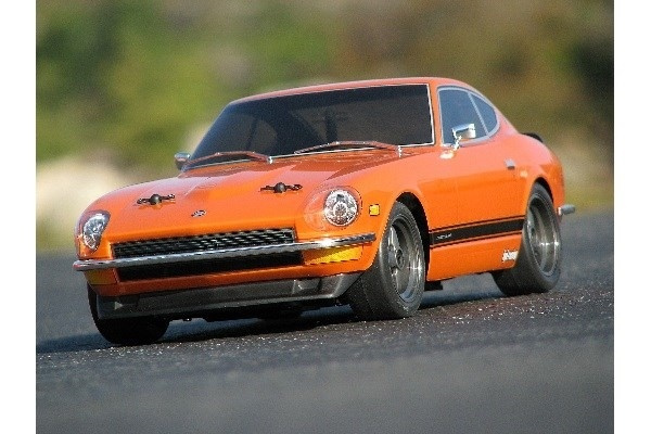 Datsun 240Z karosseri (Wb225Mm.F0/R3Mm) i gruppen LEKER, BARN OG BABY / Radiostyrt / Reservedeler & Ekstra tilbehør / HPI / Karosseri & Tilbehør / Onroad Karosseri (Gjennomsiktig) hos TP E-commerce Nordic AB (A03428)
