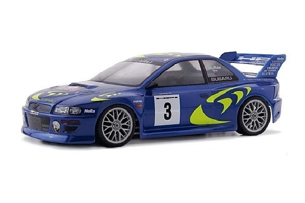 Subaru Impreza Wrc \'98 Karosseri (190Mm) i gruppen LEKER, BARN OG BABY / Radiostyrt / Reservedeler & Ekstra tilbehør / HPI / Karosseri & Tilbehør / Onroad Karosseri (Gjennomsiktig) hos TP E-commerce Nordic AB (A03448)