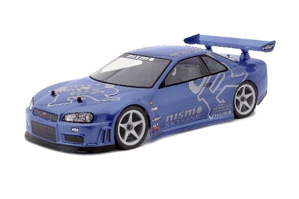 Nissan Skyline R34 Gt-R karosseri (190Mm) i gruppen LEKER, BARN OG BABY / Radiostyrt / Reservedeler & Ekstra tilbehør / HPI / Karosseri & Tilbehør / Onroad Karosseri (Gjennomsiktig) hos TP E-commerce Nordic AB (A03449)