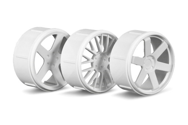 Wheel Set (White/Micro Rs4) i gruppen LEKER, BARN OG BABY / Radiostyrt / Reservedeler & Ekstra tilbehør / HPI / Felger / Onroad hos TP E-commerce Nordic AB (A03459)