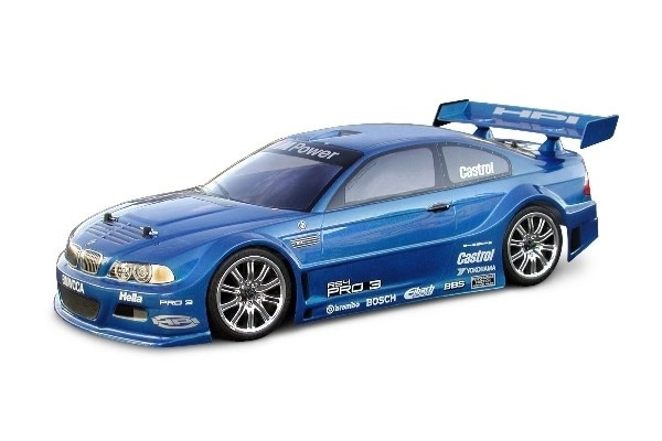 BMW M3 GT karosseri (190mm) i gruppen LEKER, BARN OG BABY / Radiostyrt / Reservedeler & Ekstra tilbehør / HPI / Karosseri & Tilbehør / Onroad Karosseri (Gjennomsiktig) hos TP E-commerce Nordic AB (A03464)