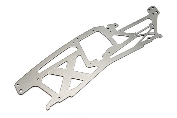 Hovedchassis 2,5Mm (Savage X/Grå/Venstre i gruppen LEKER, BARN OG BABY / Radiostyrt / Reservedeler & Ekstra tilbehør / HPI / Reservedeler & Tuning / Chassideler hos TP E-commerce Nordic AB (A03472)