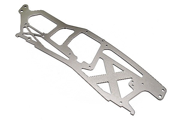 Hovedchassis 2,5Mm (Savage X/Grå/Høyre i gruppen LEKER, BARN OG BABY / Radiostyrt / Reservedeler & Ekstra tilbehør / HPI / Reservedeler & Tuning / Chassideler hos TP E-commerce Nordic AB (A03473)