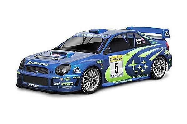 Subaru Impreza Wrc 2001 Body (200Mm) i gruppen LEKER, BARN OG BABY / Radiostyrt / Reservedeler & Ekstra tilbehør / HPI / Karosseri & Tilbehør / Onroad Karosseri (Gjennomsiktig) hos TP E-commerce Nordic AB (A03486)