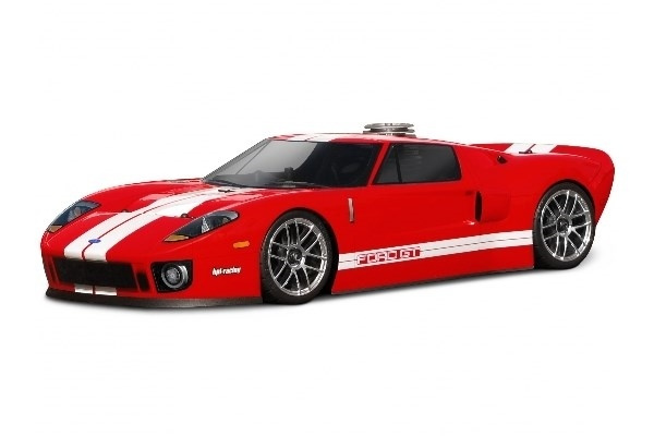 Ford Gt Body (200Mm/Wb255Mm) i gruppen LEKER, BARN OG BABY / Radiostyrt / Reservedeler & Ekstra tilbehør / HPI / Karosseri & Tilbehør / Onroad Karosseri (Gjennomsiktig) hos TP E-commerce Nordic AB (A03491)