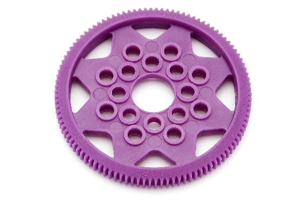 Spur Gear 106 Tooth (64 Pitch / 0.4M)(W/O Balls) i gruppen LEKER, BARN OG BABY / Radiostyrt / Reservedeler & Ekstra tilbehør / HPI / Reservedeler & Tuning / Drev hos TP E-commerce Nordic AB (A03518)