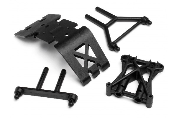 Skid Plate/Shock Tower Set i gruppen LEKER, BARN OG BABY / Radiostyrt / Reservedeler & Ekstra tilbehør / HPI / Reservedeler & Tuning / Chassideler hos TP E-commerce Nordic AB (A03557)