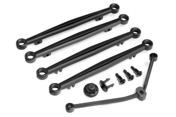 Arm Rod/ Steering Rod Set i gruppen LEKER, BARN OG BABY / Radiostyrt / Reservedeler & Ekstra tilbehør / HPI / Reservedeler & Tuning / Støtdempere hos TP E-commerce Nordic AB (A03663)