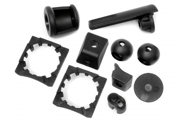 Nut Holder Set i gruppen LEKER, BARN OG BABY / Radiostyrt / Reservedeler & Ekstra tilbehør / HPI / Reservedeler & Tuning / Støtdempere hos TP E-commerce Nordic AB (A03698)