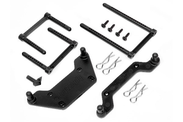 Karosserifestesett 89X287Mm (Wheely King) i gruppen LEKER, BARN OG BABY / Radiostyrt / Reservedeler & Ekstra tilbehør / HPI / Reservedeler & Tuning / Chassideler hos TP E-commerce Nordic AB (A03756)