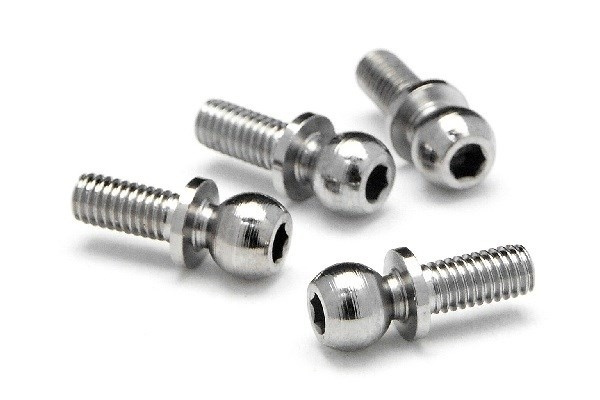Kule 4,7X6,5Mm (4-40/Hex-stikkontakt/Sølv/4stk) i gruppen LEKER, BARN OG BABY / Radiostyrt / Reservedeler & Ekstra tilbehør / HPI / Reservedeler & Tuning / Støtdempere hos TP E-commerce Nordic AB (A03847)