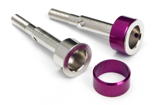 Aksel 13X36Mm (med holder/2 stk.) i gruppen LEKER, BARN OG BABY / Radiostyrt / Reservedeler & Ekstra tilbehør / HPI / Reservedeler & Tuning / Drivlinje hos TP E-commerce Nordic AB (A03872)