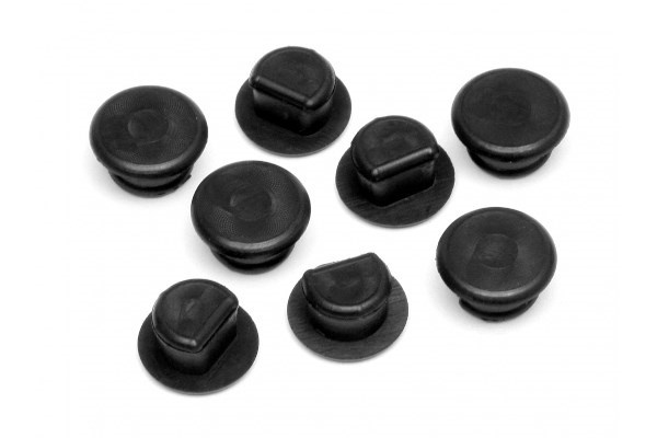 Rubber Cap 6X5Mm (8Pcs) i gruppen LEKER, BARN OG BABY / Radiostyrt / Reservedeler & Ekstra tilbehør / HPI / Reservedeler & Tuning / Støtdempere hos TP E-commerce Nordic AB (A03944)