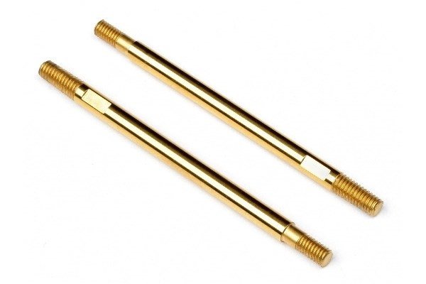 Støtdemperaft med titannitridbelegg 3X50Mm (2 stk.) i gruppen LEKER, BARN OG BABY / Radiostyrt / Reservedeler & Ekstra tilbehør / HPI / Reservedeler & Tuning / Støtdempere hos TP E-commerce Nordic AB (A03969)