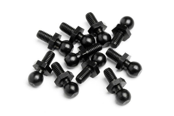 Ball Stud 4.8X12Mm (10Pcs) i gruppen LEKER, BARN OG BABY / Radiostyrt / Reservedeler & Ekstra tilbehør / HPI / Skruer/Fester / Ball Bearing hos TP E-commerce Nordic AB (A04002)