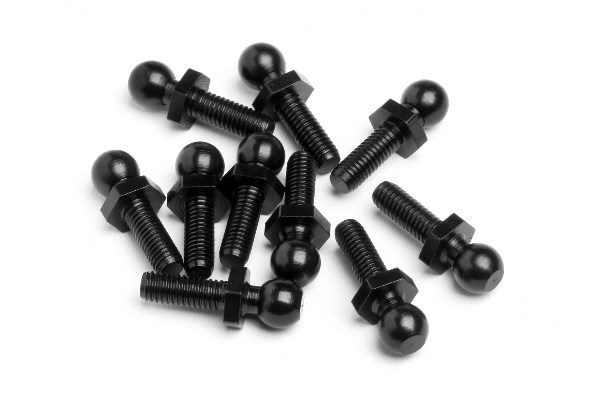 Ball Stud 4.8X15Mm (10Pcs) i gruppen LEKER, BARN OG BABY / Radiostyrt / Reservedeler & Ekstra tilbehør / HPI / Skruer/Fester / Ball Bearing hos TP E-commerce Nordic AB (A04003)