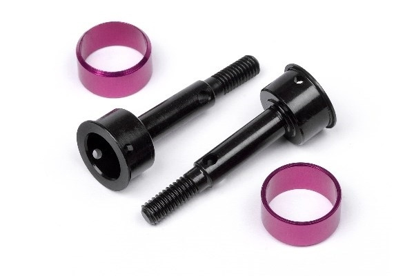 Bakre universalaksel 12,5X31Mm (m/ holdere/2 stk.) i gruppen LEKER, BARN OG BABY / Radiostyrt / Reservedeler & Ekstra tilbehør / HPI / Reservedeler & Tuning / Drivlinje hos TP E-commerce Nordic AB (A04036)