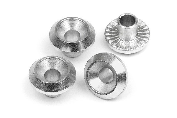 Wheel Washer (Silver/4Pcs) i gruppen LEKER, BARN OG BABY / Radiostyrt / Reservedeler & Ekstra tilbehør / HPI / Skruer/Fester / Skiver hos TP E-commerce Nordic AB (A04045)