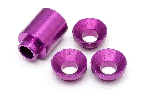 Spacer Set For Clutch Bell Holder (Purple) i gruppen LEKER, BARN OG BABY / Radiostyrt / Reservedeler & Ekstra tilbehør / HPI / Reservedeler & Tuning / Chassideler hos TP E-commerce Nordic AB (A04120)