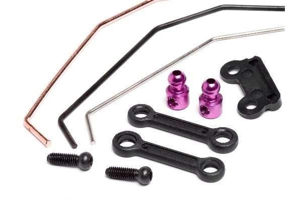 E10 Sway Bar Set i gruppen LEKER, BARN OG BABY / Radiostyrt / Reservedeler & Ekstra tilbehør / HPI / Reservedeler & Tuning / Støtdempere hos TP E-commerce Nordic AB (A04182)