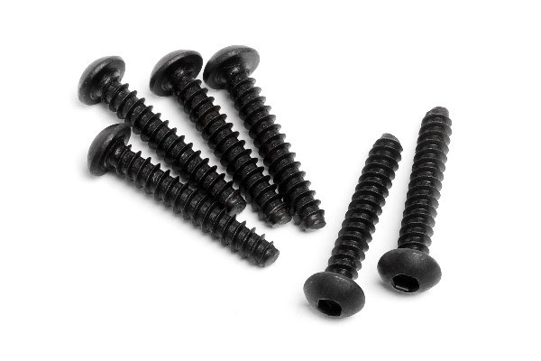 Tp. Button Head Screw M3X18Mm (6Pcs) i gruppen LEKER, BARN OG BABY / Radiostyrt / Reservedeler & Ekstra tilbehør / HPI / Skruer/Fester / Skruer hos TP E-commerce Nordic AB (A04220)