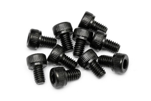 Skruer med hettehode M4X6Mm (10 stk.) i gruppen LEKER, BARN OG BABY / Radiostyrt / Reservedeler & Ekstra tilbehør / HPI / Skruer/Fester / Skruer hos TP E-commerce Nordic AB (A04224)