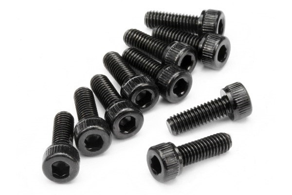 Skruer med hettehode M4X12Mm (10 stk.) i gruppen LEKER, BARN OG BABY / Radiostyrt / Reservedeler & Ekstra tilbehør / HPI / Skruer/Fester / Skruer hos TP E-commerce Nordic AB (A04225)