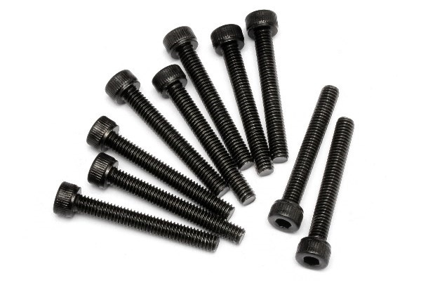 Skruer med hettehode M4X30Mm (10 stk.) i gruppen LEKER, BARN OG BABY / Radiostyrt / Reservedeler & Ekstra tilbehør / HPI / Skruer/Fester / Skruer hos TP E-commerce Nordic AB (A04227)