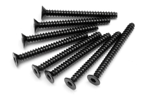 Tp Flat Head Screw M4X40Mm (Hex Socket/8Pcs) i gruppen LEKER, BARN OG BABY / Radiostyrt / Reservedeler & Ekstra tilbehør / HPI / Skruer/Fester / Skruer hos TP E-commerce Nordic AB (A04239)