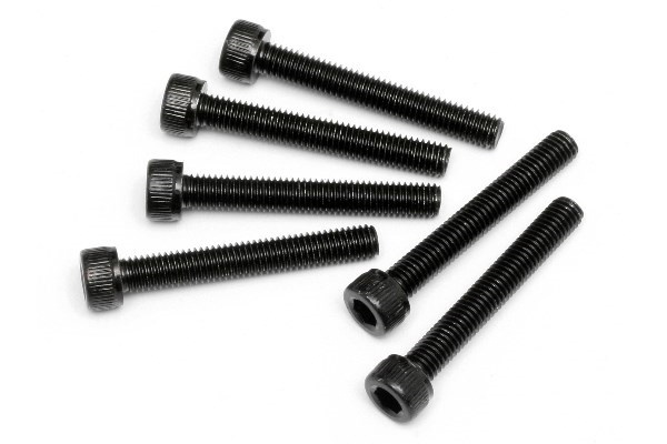 Skruer med hettehode M5X35Mm (6 stk.) i gruppen LEKER, BARN OG BABY / Radiostyrt / Reservedeler & Ekstra tilbehør / HPI / Skruer/Fester / Skruer hos TP E-commerce Nordic AB (A04245)