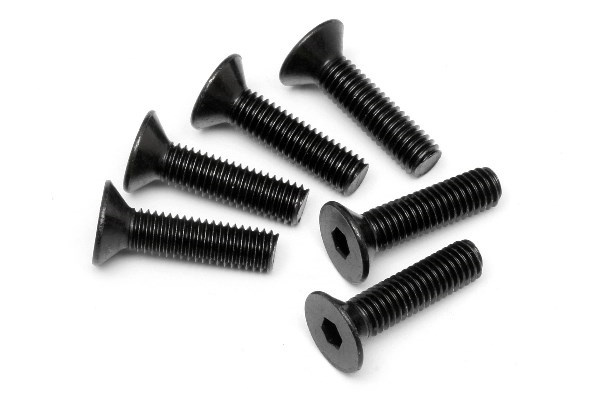 Flat Head Screw M5X20Mm (Hex Socket/6Pcs) i gruppen LEKER, BARN OG BABY / Radiostyrt / Reservedeler & Ekstra tilbehør / HPI / Skruer/Fester / Skruer hos TP E-commerce Nordic AB (A04247)