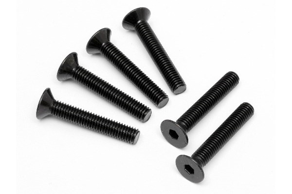 Flat Head Screw M5X30Mm (Hex Socket/6Pcs) i gruppen LEKER, BARN OG BABY / Radiostyrt / Reservedeler & Ekstra tilbehør / HPI / Skruer/Fester / Skruer hos TP E-commerce Nordic AB (A04248)