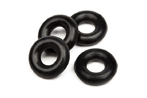 O-Ring P-3 (Black /4Pcs) i gruppen LEKER, BARN OG BABY / Radiostyrt / Reservedeler & Ekstra tilbehør / HPI / Reservedeler & Tuning / Støtdempere hos TP E-commerce Nordic AB (A04267)